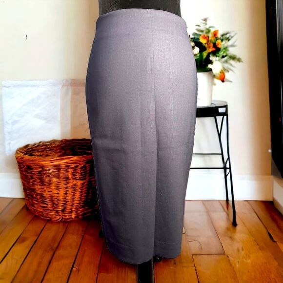 M.M. Lafleur Suiting Washable Wool Skirt (2X) - Picture 1 of 5